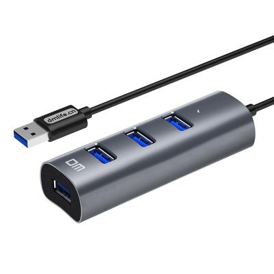 China 4 Port USB 3.0 HUB Portable Hub DM USB 3.0 With Aluminum Alloy Housing Up To 300mb/s CHB009 High Speed ​​Hub for sale