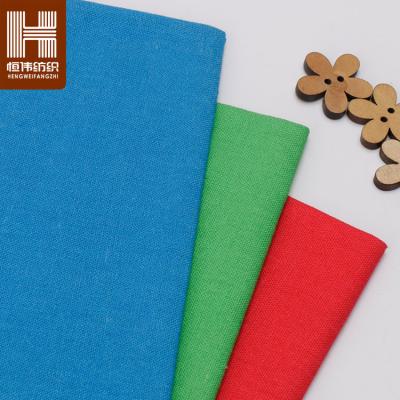 China Factory Price Cotton Rayon Organic Solid Linen Blended Fabric for sale