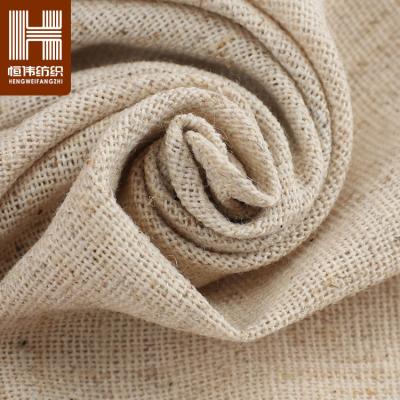 China Wholesale Simple Style Waterproof 80%T 20%H Polyester Hemp Blend Fabric for sale