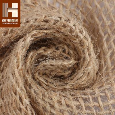 China Durable Professional Waterpoof Linen Natural Jute Fabric Curtains for sale