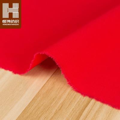 China Anti Static Cheap High Quality Yarn Dyed Red Types Twill 100 Cotton Linen Fabric for sale