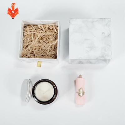 China 2021 Graduation Promotional Free Luxury Fire Color Changing Business A063 Artificial Mini Lip Scented Candle Christmas Gift Set For Girls for sale