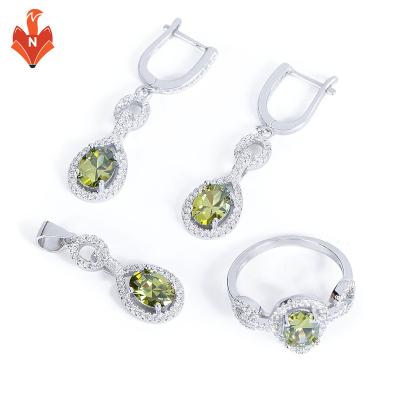 China NH-AJ026C-SET CLASSIC crystal gemstone earrings sets women jewelry set for jewelry seller for sale