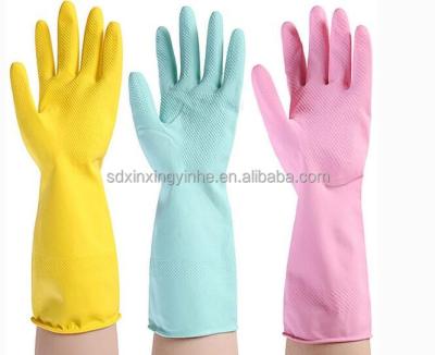 China Soft And Resilient Waterproof Nitrile Alkali Resistant Women Chemical Resistant Work Gloves for sale