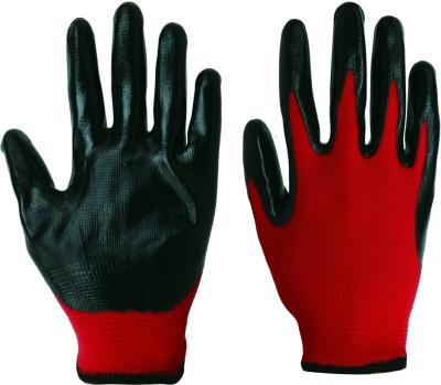 China Soft And Resilient Nitrile Glove Maker Hand Gloves Work With CE for sale