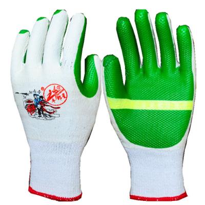 China Construction TOPS SALES NIU LANGXING TC GREEN LATEX AND FILM RUBBER GLOVES MADE IN XINXING YINHE CHINA for sale