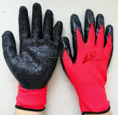 China Comfortable And Soft Resistance Latex Working Gloves , Cheap Working Gloves Making Machine for sale