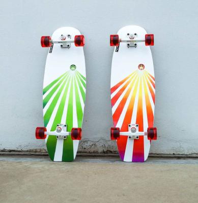 China Adult Hot Selling Full Maple CX4 CX7 Surfing 7 Layers Canadian Truck Surf Skateboard Skate Board for sale