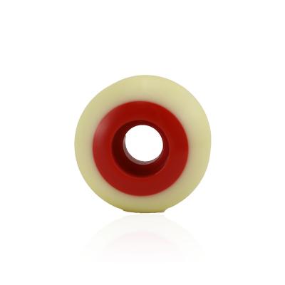 China Adult 58*36mm Custom 2 Colors Skateboard Wheels Classic Shape Skate Board Wheels for sale