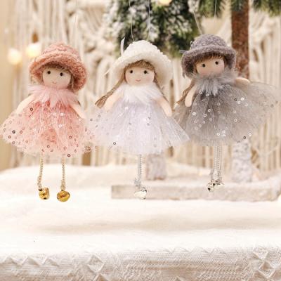 China Cute Christmas Tree Ornament Lovely New Arrival Christmas Tree Ornament Dolls Angel Gift Girl Decorations Santa Claus Small Toy Christmas Angel for sale