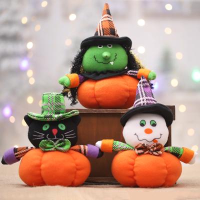 China Pumpkin plush doll of Halloween decoration 2020 new Halloween children's gifts for Halloween holiday Halloween cloth doll for sale