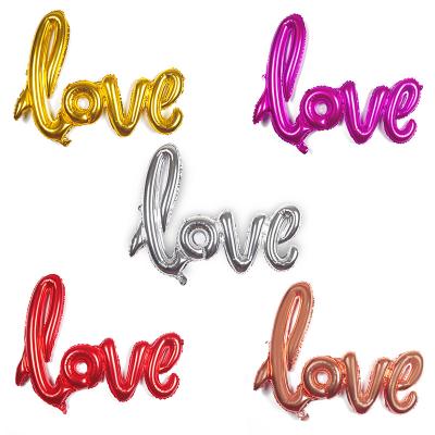 China Gift Toy Love Alphabet Balloons Wedding Baby Shower Party Decorations Letter Balloon for sale