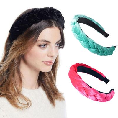 China Newest Selling Simple Women's Hair Accessories Soft Hair Circles Soft Middle Code Hair Circle for sale