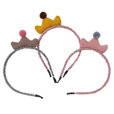 China Decorate 2022 Fashion Children Sweet Headbands Crown Princess Headwear Birthday Party Bandanas Hairband Headwrap Hair Accessories for sale