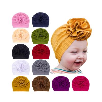 China Fashion factory direct supply children's hair accessories flower bow type big baby corn kernel headband hat for sale