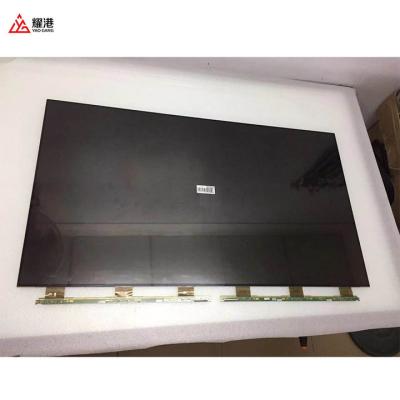 China Hotel TV Manufacturer LCD Screen Screen Printing Black Coated Glass Panel for sale