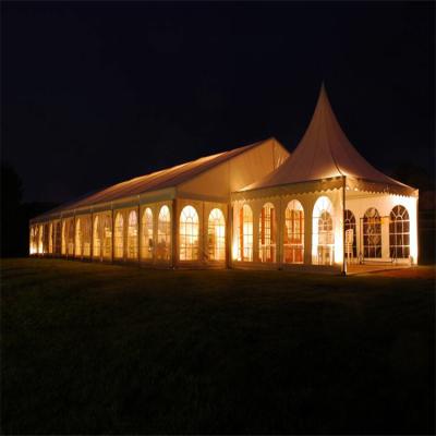 Κίνα 40M Outdoor White Large Luxury Wedding Tents For 40M Luxury Party Tent High Quality Wedding 40M Party Tent προς πώληση