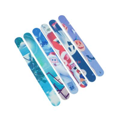 China Hot Sale Manicure/Pedicure Manufacturer Factory Wholesale Professional Nail Art Tools Customed Print Pattern Design Nail Files for sale