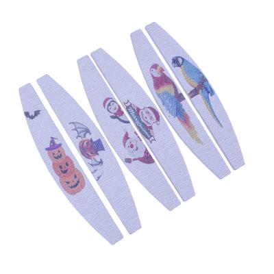 China Professional 80/80 Grit Mini Small Regular Custom Logo EVA Disposable Cheap Reusable Folders Various Specifications Nail Drill Zebra Heart Folder for sale