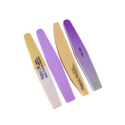 China Sponge Sandpaper + Plastic Board Nail Folder Hot Selling New Design Logo Sponge Custom Nail Folder for sale