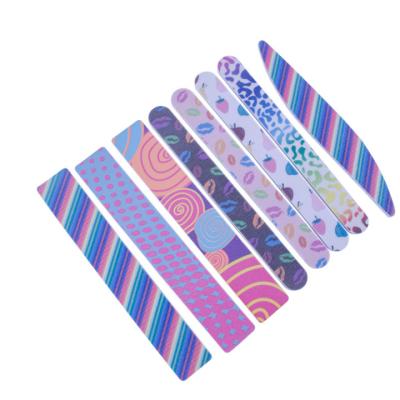 China Professional Manicure/Pedicure Factory OEM Suppliers Logo Beauty Personal Care Nail File Custom Printing Black Zebra Mini 80/80 for sale