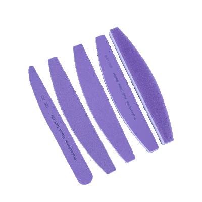 China Wholesale Professional 100/180 Emery Board Dual Colored Grit Sponge Polish Nail File And Side Buffer Set for sale