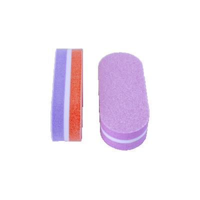 China Factory Wholesale Emery Board Manicure/Pedicure Tools Four Sides Polish Folder Straight Sponge Pad Small Colorful Pads For Nail for sale