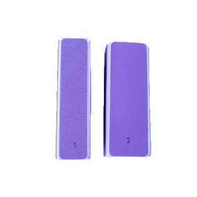 China Manicure Tools 4 Sides Straight Custom Logo Sponge Nail File Buffer Block Professional Anding Nail File / Pedicure Manicure Mini for sale