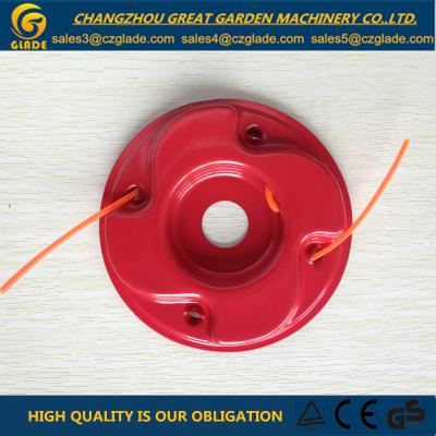 China Red Aluminum Alloy Grass Trimmer Head for Gasoline Brush Cutter Accessories for sale