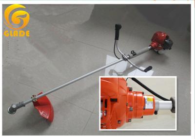 China Straight Shaft Gasoline Grass Trimmer , Petrol Shoulder Brush Cutter Single Cylinder for sale