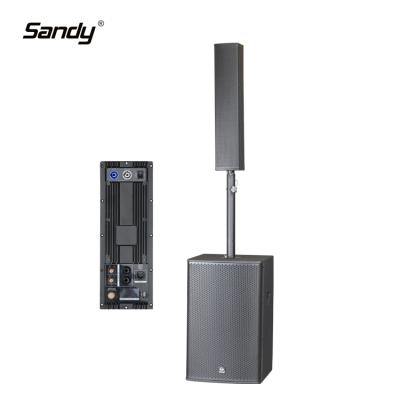 China Sandy line array+pa audio+dual 12 inch+professional+outdoor system D1204 for sale