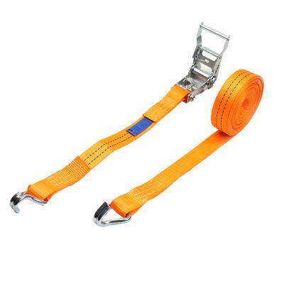 China OEM 25MM 0.3Ton Tie Down Ratchet Strap with J-Hooks for sale