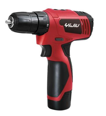 China YIJIU YCD-6012C 12V 1.5Ah Wood Drilling Customized Handheld Battery Cordless Drill Driver Set for sale