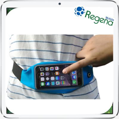 Chine Ceinture accessoire de Smartphone de téléphone portable antipoussière bleu pour le sport en plein air à vendre