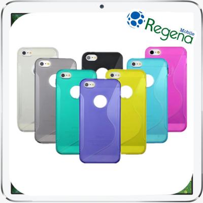 China OEM Colorful Soft TPU Cell Phone Case iphone 5 , 5s Protective Cover for sale