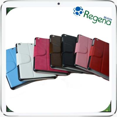 China Ipad mini PU Leather Case , Cell Phone Protective Cases in Blue , White , Red , Pink for sale