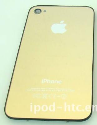 China Iphone 4 Back Glass Battery Cover Golden Iphone 4 Spare Parts for sale