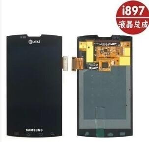 China Samsung I897 LCD Mobile Phone Screens cell phone digitizer Black Lcd Screen for sale