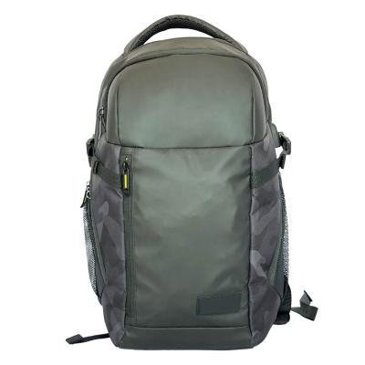 China For Laptop Good Quality Including USB Transfer Plug-in Backpacks Business Laptop PU Leather Backpack for sale