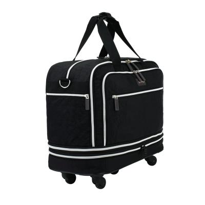 China Convenient New Arrival Polyester Trolley Bag Travel Suitcase Good Quality Portable Stretch For Even More Space for sale