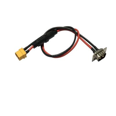 China Power Supply Connector 2W2 Male Plug Wiring for sale