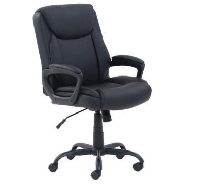 China Wholesale OEM Swivel Adjustable National Computer (Height) Arm Leather Office Chair For Boss for sale