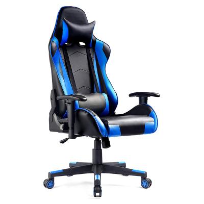 China 2022 Wholesale Price Convertible Cheap Easy Clean Leather Racing Gaming Chair Silla Gamer for sale