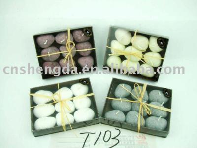 China Scented Pebble Stone Shaped Stone Floating Candle, Candles for sale