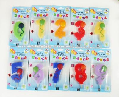 China Birthday Style SD-17Q Number Candle, Cake Number Candle, Birthday Candle for sale