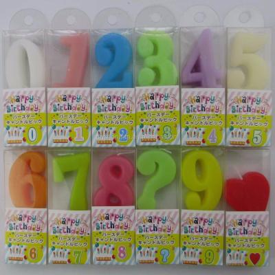 China Number Factory Price Number Birthday Candles for sale