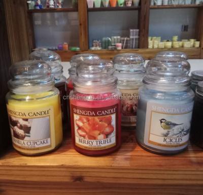 China Wholesale yankee scented candle, manufacturer production glass candles for sale