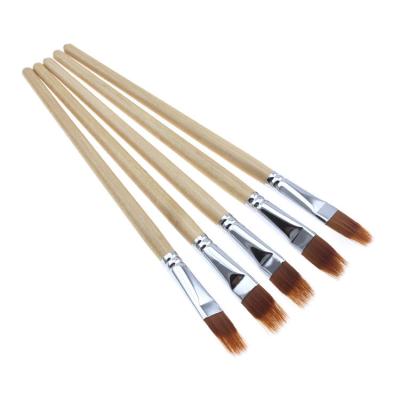 China Acrylic Blue Artist Brush Set 3pcs Round Paint Brush Artists Case Watercolor Gouache Oil Painting 10pcs for sale