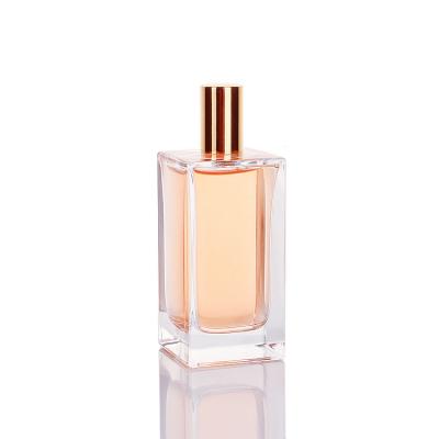 China Wholesale 100ml Square Perfume Spray Bottle Cosmetic Empty Glass Bottle Single Perfume Bottle for sale