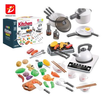 China Plastic New Arrive Simulation Plastic Kitchen Set Toy Pretend Play Cooking Healthy And Light Kitchen Toys For Children for sale